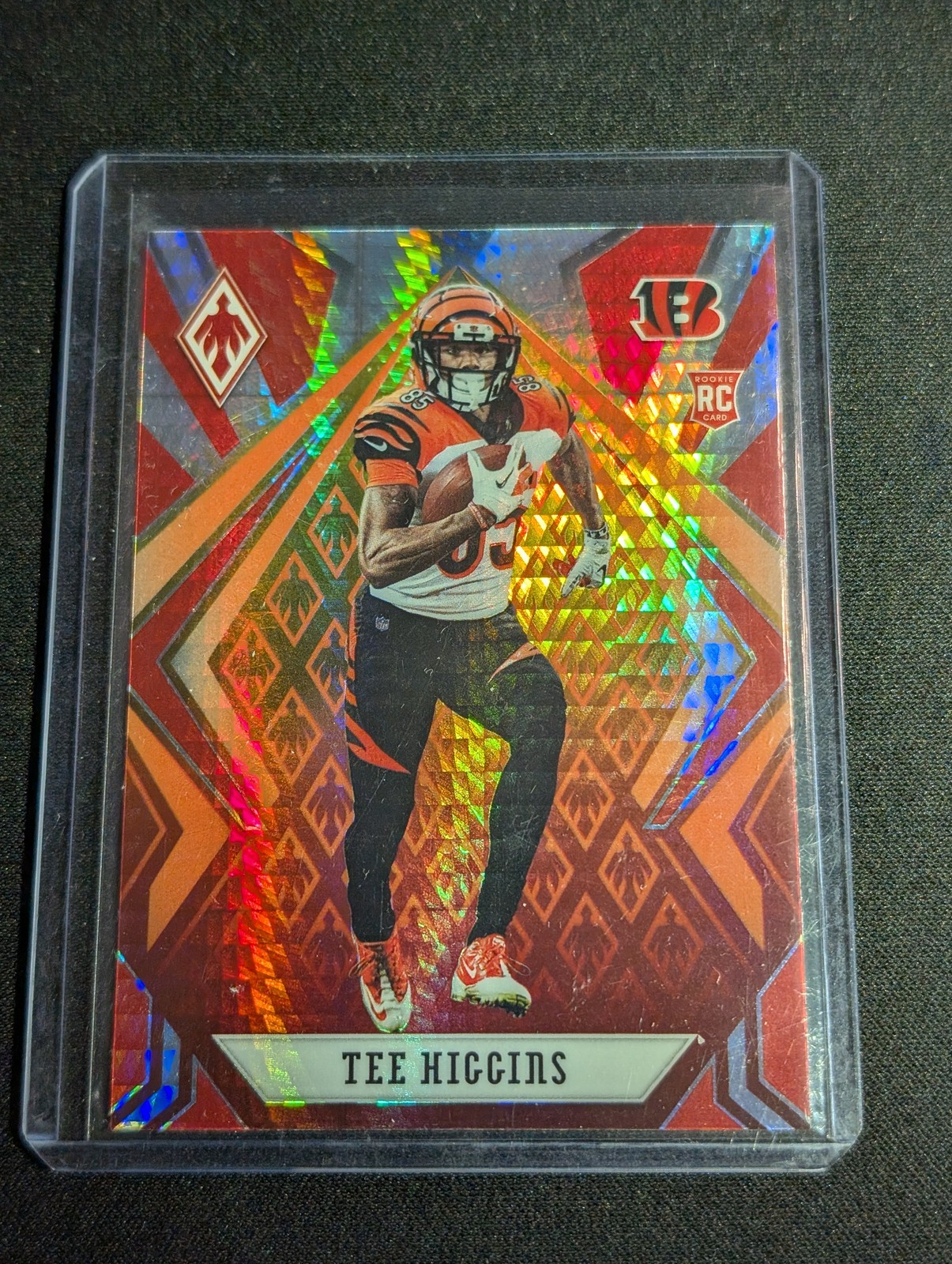 2020 Panini Phoenix #110 Tee Higgins Fire Burst