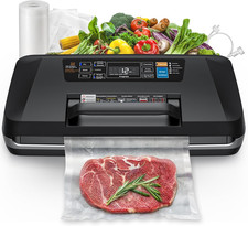 Vacuum Sealer for Food, 10 Modes 95Kpa Vacuum Sealer for Wet/Dry Food, Automatic