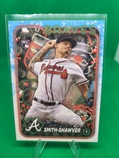AJ SMITH  SHAWVER  2024 TOPPS HOLIDAY RC  #H23 BRAVES  PITCHER