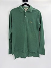 Lacoste vintage y2k 70s Teal Knit with Signature Crocodile Emblem size large