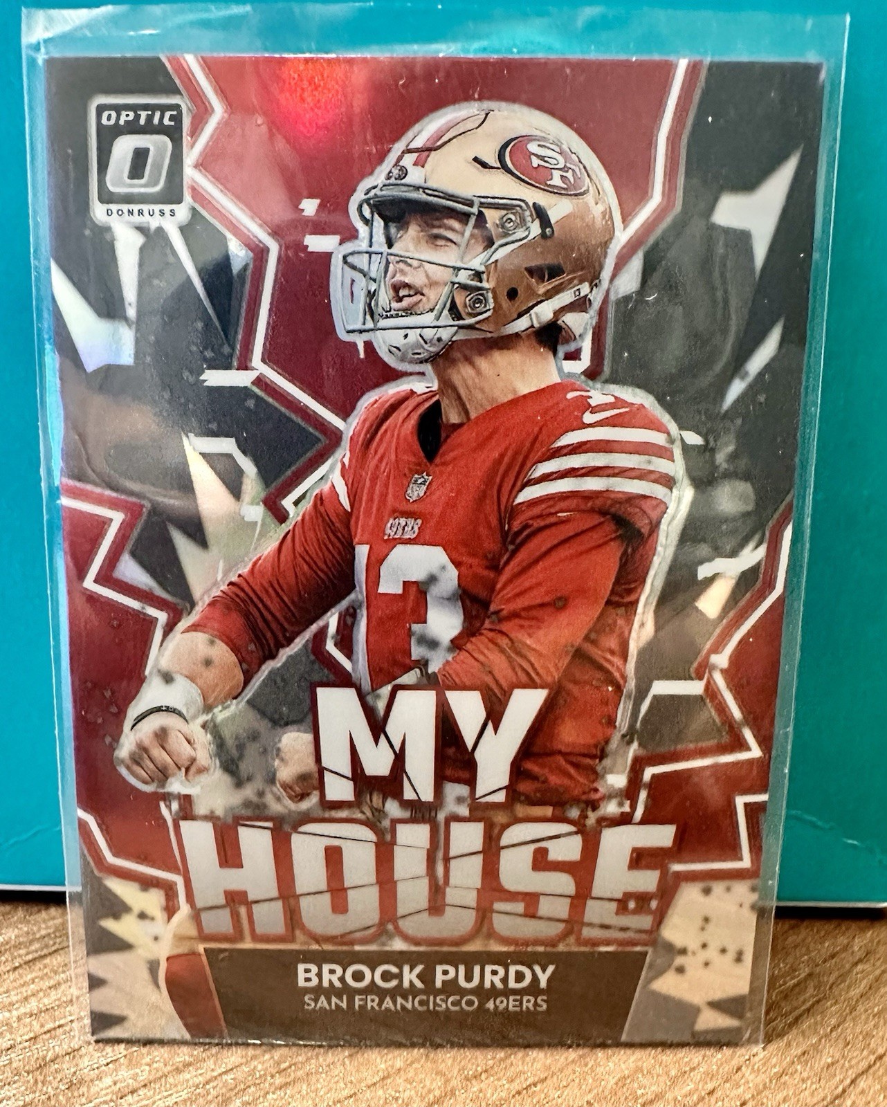 Brock Purdy 49ers 2022 Panini Donruss Optic #MH-10 My House Silver Holo Rookie