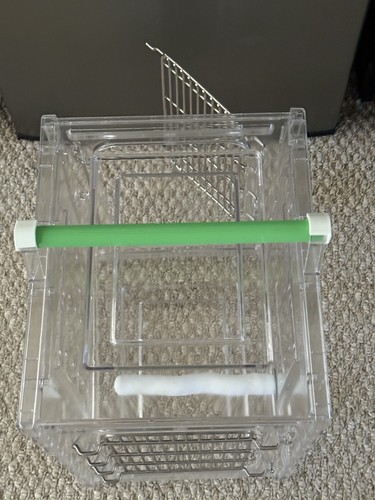 SALE Caitec Assembled Perch & Go Polycarbonate Bird Carrier Travel Cage (50002) - Picture 5 of 5