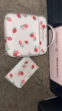 Kate Spade Limited Edition Strawberry Print Handbag With Wallet