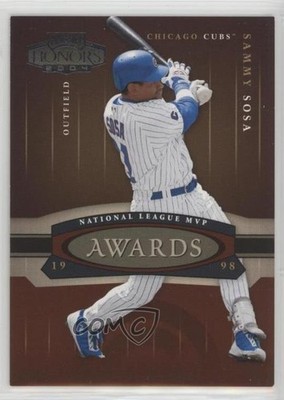 2004 Playoff Honors Awards 668/1998 Sammy Sosa #A-10 u3f