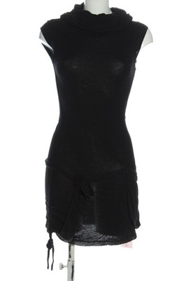 FORPLAY Shirtkleid Damen Kleid Gr. DE 34 schwarz Casual-Look