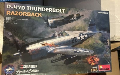 MINIART SQ48002 1/48 P-47D RAZORBACK THUNDERBOLT LIMITED EDITION MODEL KIT