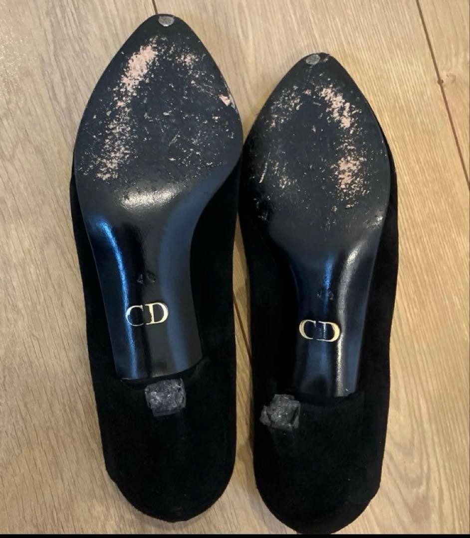 Christian Dior Pumps Heel Suede Black EU34.5/US4.5 116627c thumbnail 15