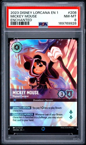 Mickey Mouse - Wayward Sorcerer graded PSA 8 for sale on eBay