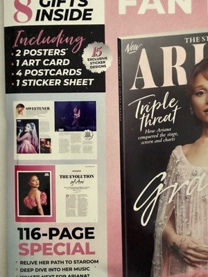 ARIANA GRANDE FAN PACK MAGAZINE INCLUDES POSTERS / COLLECTIBLES | eBay