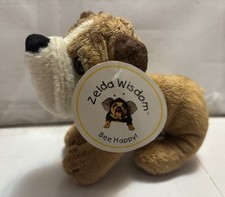 Russ Berrie Zelda Wisdom Plush Bee Happy Bulldog with Tag 5 Rare FREE SHIPPING