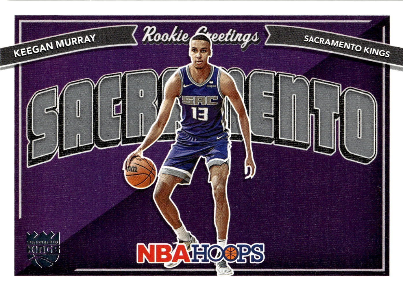 2022-23 Panini NBA Hoops - Rookie Greetings Keegan Murray #4 (RC)