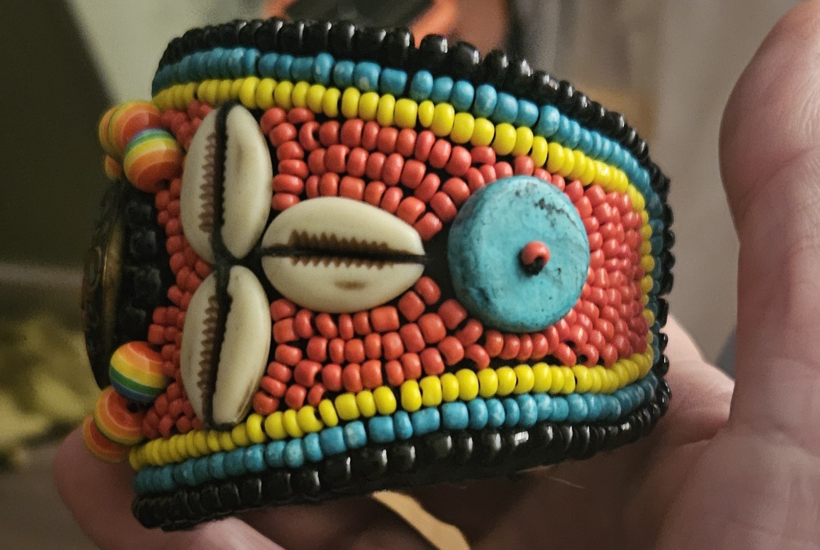 Handmade Beaded With Shells Bracelet - image 2