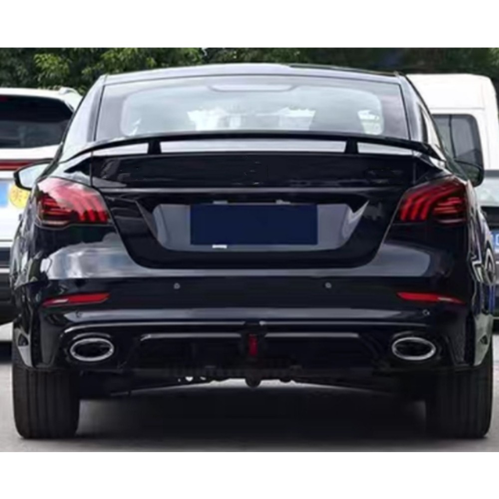 Gloss Black Rear Trunk Spoiler Lip Roof Tail Wing For Audi R8 Coupe 2020-24