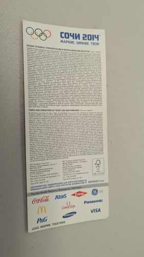 2014 Sotschi Russland Olympische Winterspiele gebraucht Ticket Eisschnelllauf Damen 5000 m Gold - Bild 8 von 14