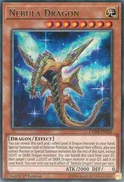 YuGiOh Nebula Dragon CHIM-EN015 Rare Englisch Neu 1st
