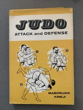 Judo Attack and Defense by Maborushi Kineji The Actual Softcover Book From 1961!
