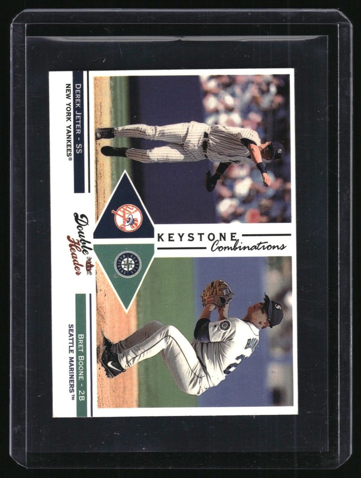 2003 Fleer Double Header Keystone #1 of 10 KC Jeter/Boone 2003 Fleer Double Header Keystone #1 of 10 KC Jeter/Boone