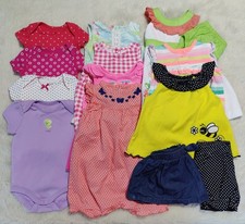 Girls 0 3 6 Mo Spring Summer Dress Outfit 16 Piece Lot