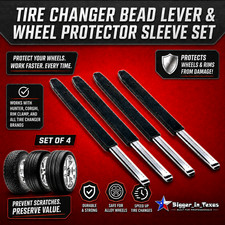 4 Tire Changer Bead Lever Pry Bars 4 Rim Protectors Set Hunter Corghi Coats 4 Tire Changer Bead Lever Pry Bars 4 Rim Protectors Set Hunter Corghi Coats