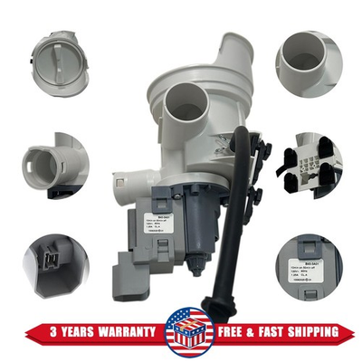 #ad #ad 00436440 Drain Pump Motor For Bosch Washers WFMC3200UC fit Models WFM WFV $46.88