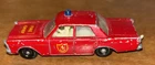 VINTAGE MATCHBOX LESNEY NO.55/59 FORD GALAXIE FIRE CHIEF 1960 DIECAST CAR – RED