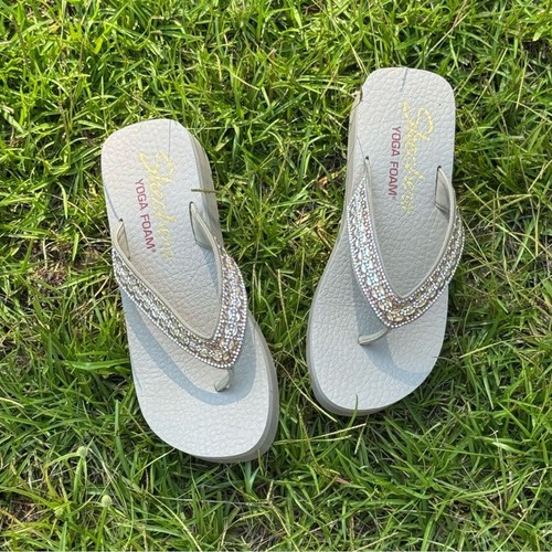 Tanga chanclas Skechers para mujer Cali Vinyasa Glory Day 7 - Imagen 5 de 7