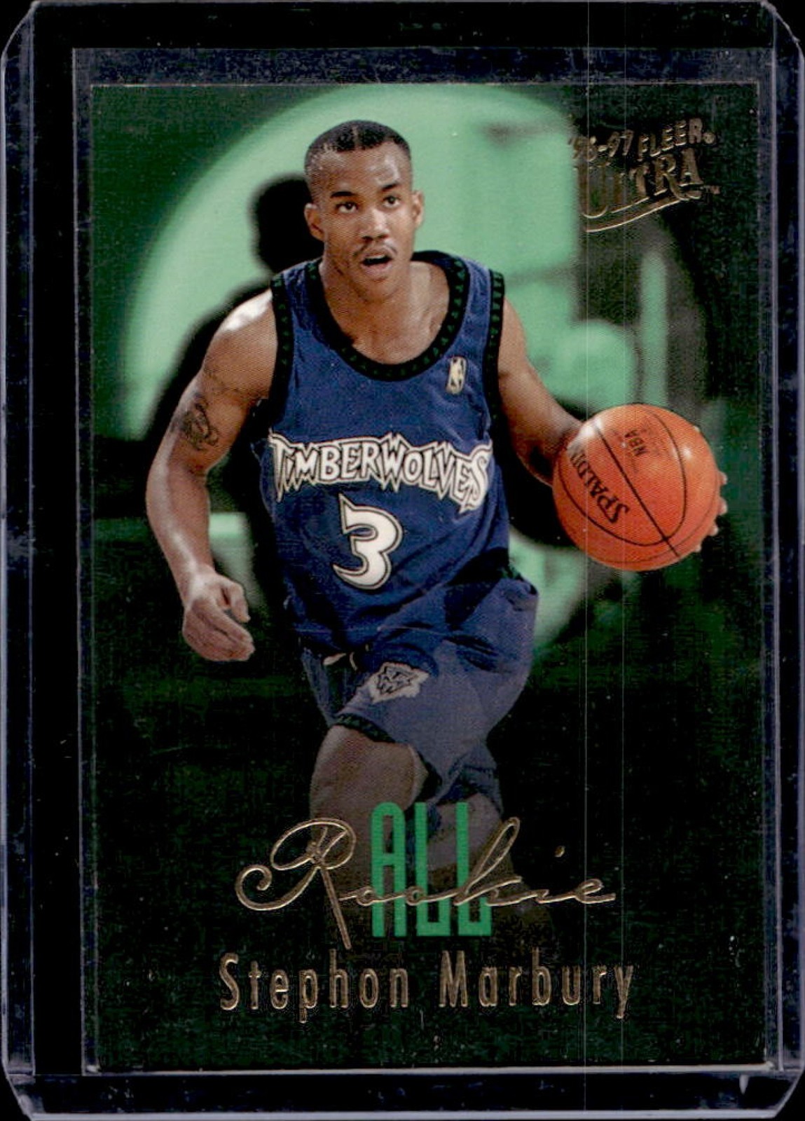 1996 Fleer Ultra Stephon Marbury All Rookie Rookie RC #10 Timberwolves