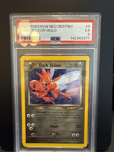 Dark Scizor (Unlimited) graded PSA 5 for sale on eBay