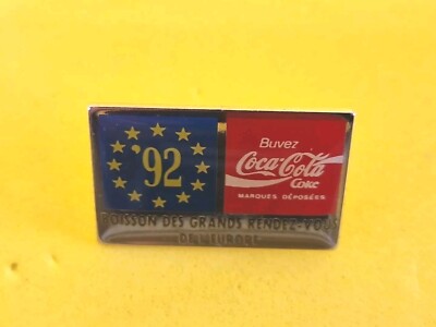 Pin Badge - Boston Des Grands Rendez-Vous De L'Europe Coca-Cola 92 EU
