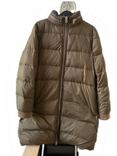French Designer Maison Margiela Mm6 Down-filled Hooded Puffer Coat Size 36 Uk 8