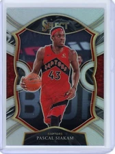 2021 Select Pascal Siakam Concourse Level Silver Prizm- Toronto Raptors