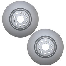 Bison Performance Pair 2 Front Coat 340mm Brake Rotors for A3 Q S3 Arteon Jetta