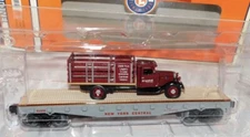 LIONEL NEW YORK CENTRAL FLAT CAR & CARNIVAL VICTORY TRUCK TCA 2008 LEGACY CRUISE