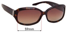SFx Replacement Sunglass Lenses Fits Ralph Lauren Ra5017 - 59mm Wide