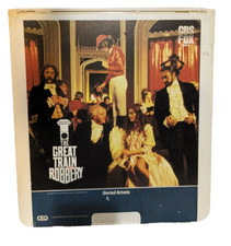 The Great Train Robbery CED Video LaserDisc Vintage 1982 CBS FOX Rare Untested