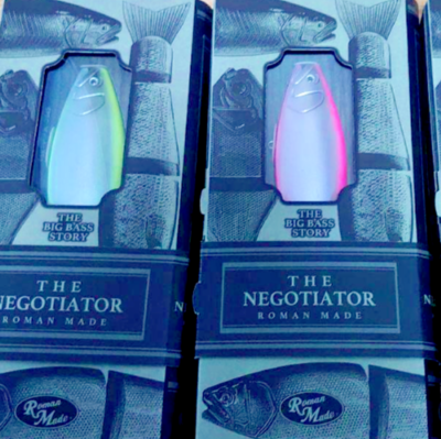 Leurre Roman Made Négociator Limited Japan, Swimbait Bois 180mm, Neuf, Rose, Fait Main