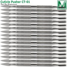 New CT-01 Cuticle Pusher Remover Nail Cleaner Manicure Pedicure Tool Steel 5.5"