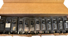 15 and 20 Circuit breakers lot of 12