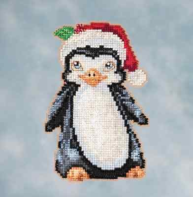 Mill Hill 2023 Winter Holiday Beaded Cross Stitch Kit ~ Fishing Penguin ~