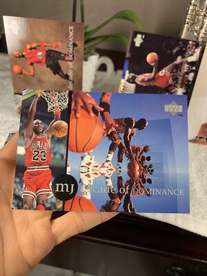 Michael Jordan 1994 Upper Deck Rare Air Jumbo Card Set #1-5 VG++