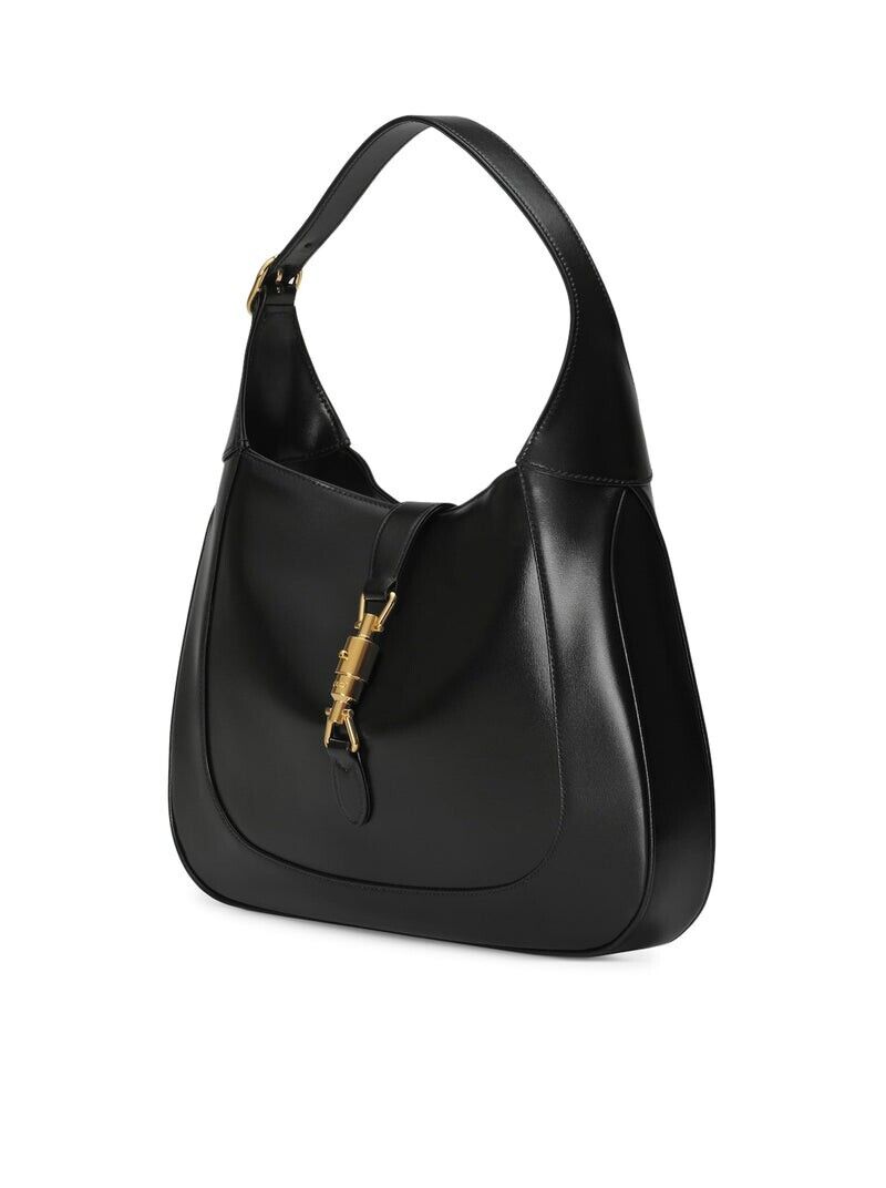 GUCCI Jackie 1961 Medium Black Leather Shoulder Bag New GUCCI Jackie 1961 Medium Black Leather Shoulder Bag New