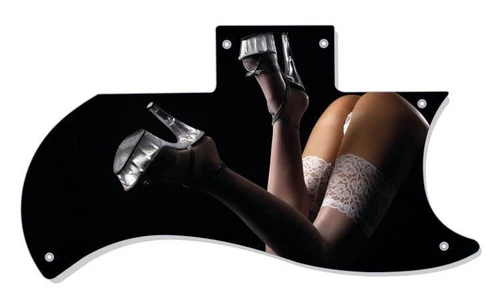 SG Half Face Pickguard Custom Gibson Graphic Graphical Guitar Single Kick Heels