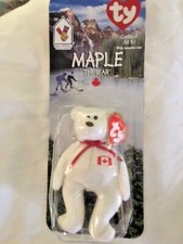 RARE TY McDonalds Teenie Beanie Baby Maple the Bear 1999 RETIRED
