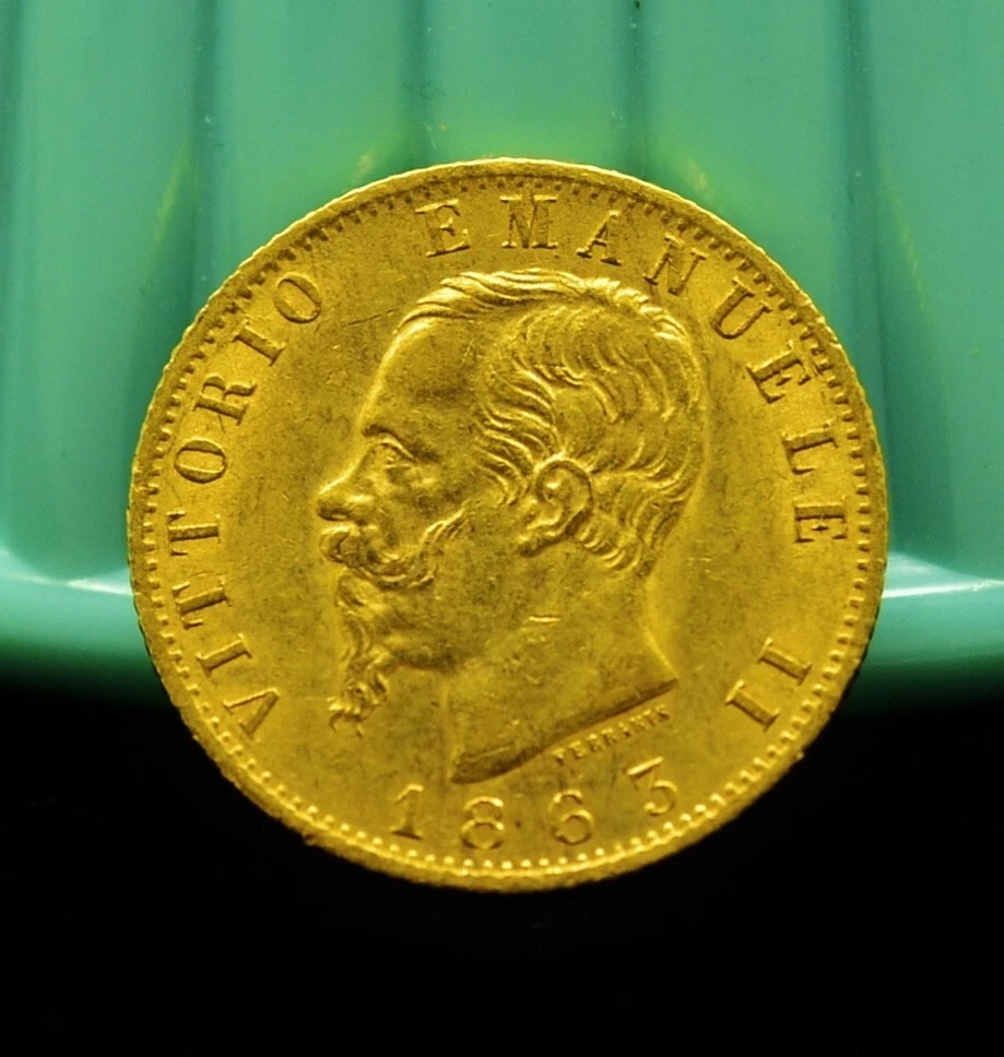 Gold 1863 Year Italian Coins (1861-Now) for sale | eBay