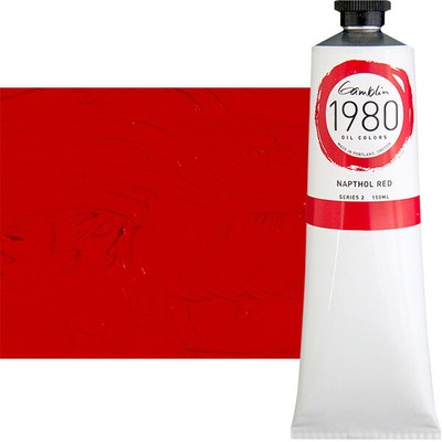 Gamblin artists Art sketching Oil napthol Red 150ml (729911164709)