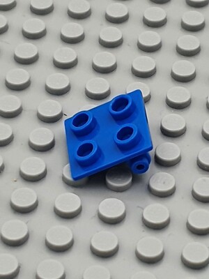 LEGO  10x Hinge Klapp Scharnier Brick 2x2 - 6134  - Blau Blue