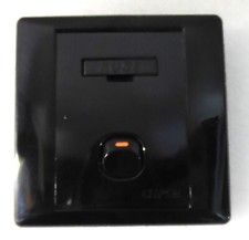 CLIPSAL 250V FUSED SPUR  DOUBLE POLE SWITCH ELECTRIC BLACK MOTORHOME BOAT 13A