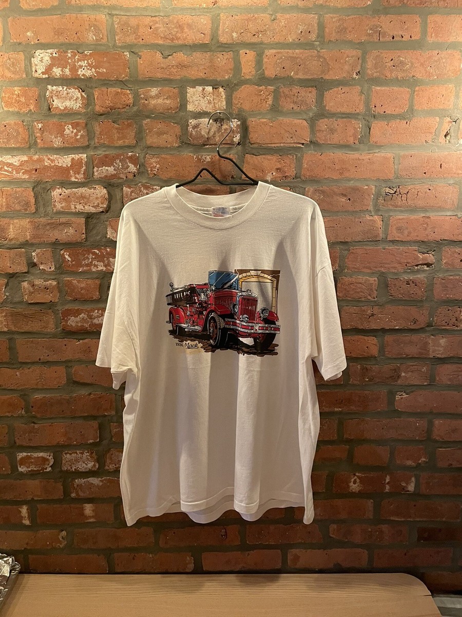 Vtg MACK Truck Officially Licensed Sterling T-Shirt Tee White