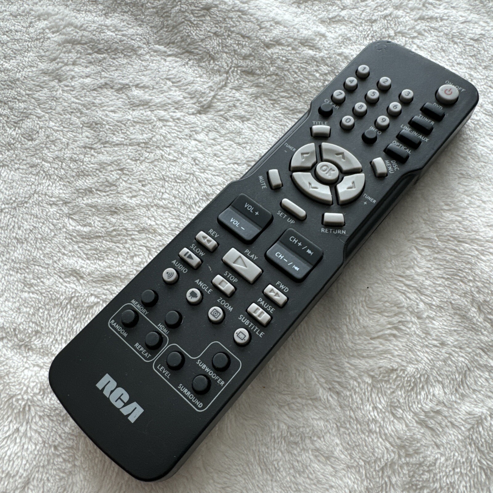 Genuine RCA RCR192AA10 DVD Remote for RTD3131 RTD3133 RTD3136 Home Theater