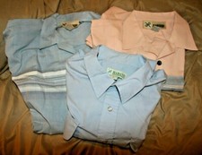 3 Haband Casual Shirts Button down and snap Great Shape XL vintage 3 SHIRTS